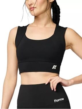 New FORME Power Bra for Posture & Back Support Color Black Size Large
